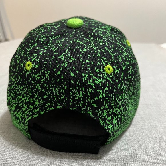 Italia Green and Black cap adjustable Velcro - Picture 4 of 5